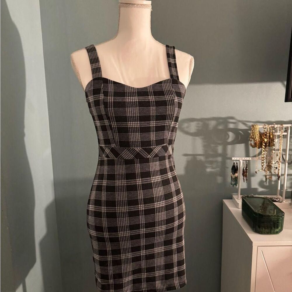 Unbranded Women's Black and White Dress